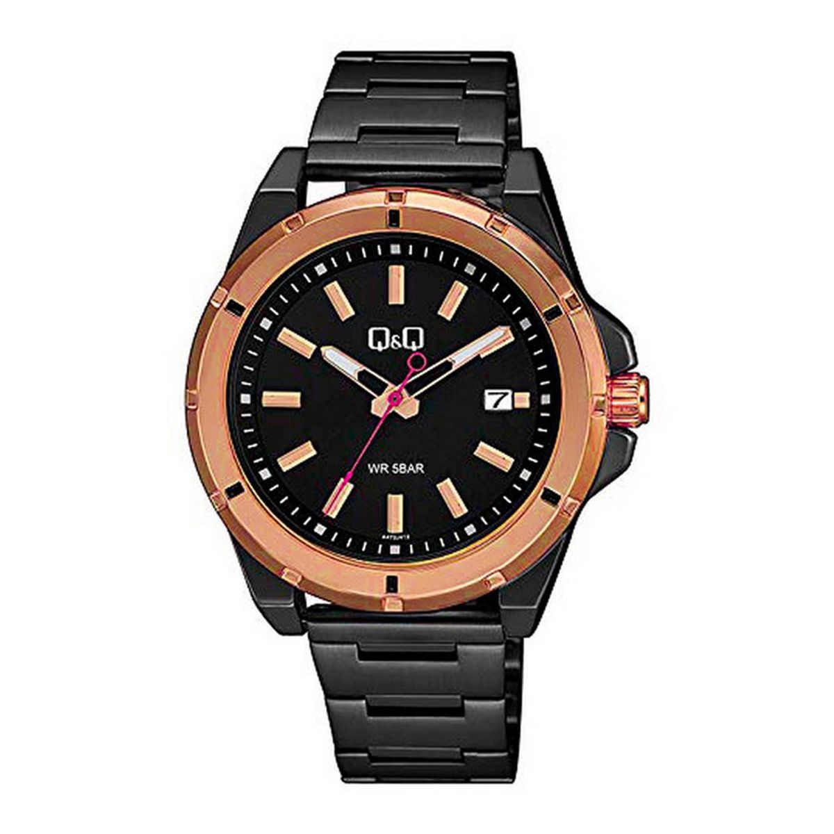 Q&Q - Reloj Q&q Qyq Hombre Casual A472j422y Calendario + Estuche