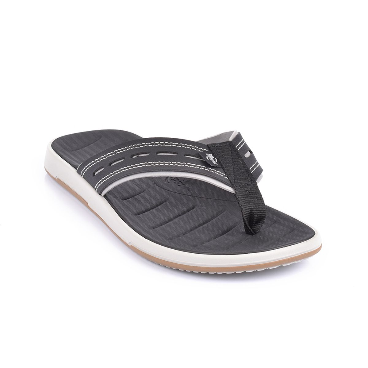 SKY WALK - Sky Walk Sandalia Plana Casual Hombre 6631372266-106NEGRO