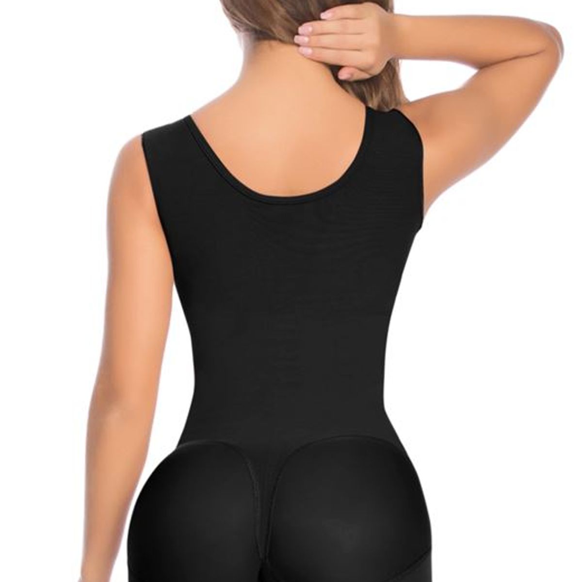 FAJATE - Faja alta compresión tipo cachetera con brasier y broche