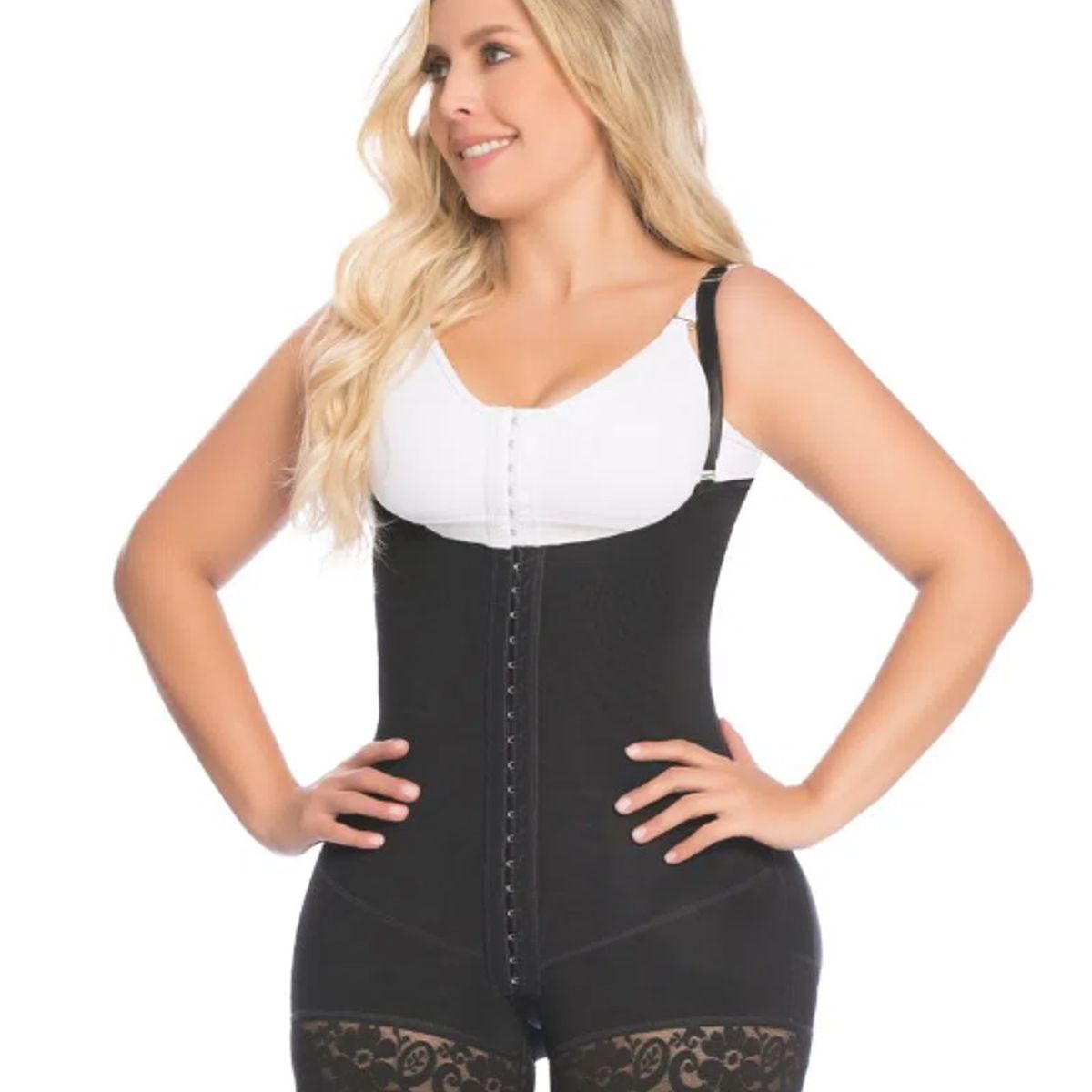 FAJATE - Faja tipo short de alta compresión con broches