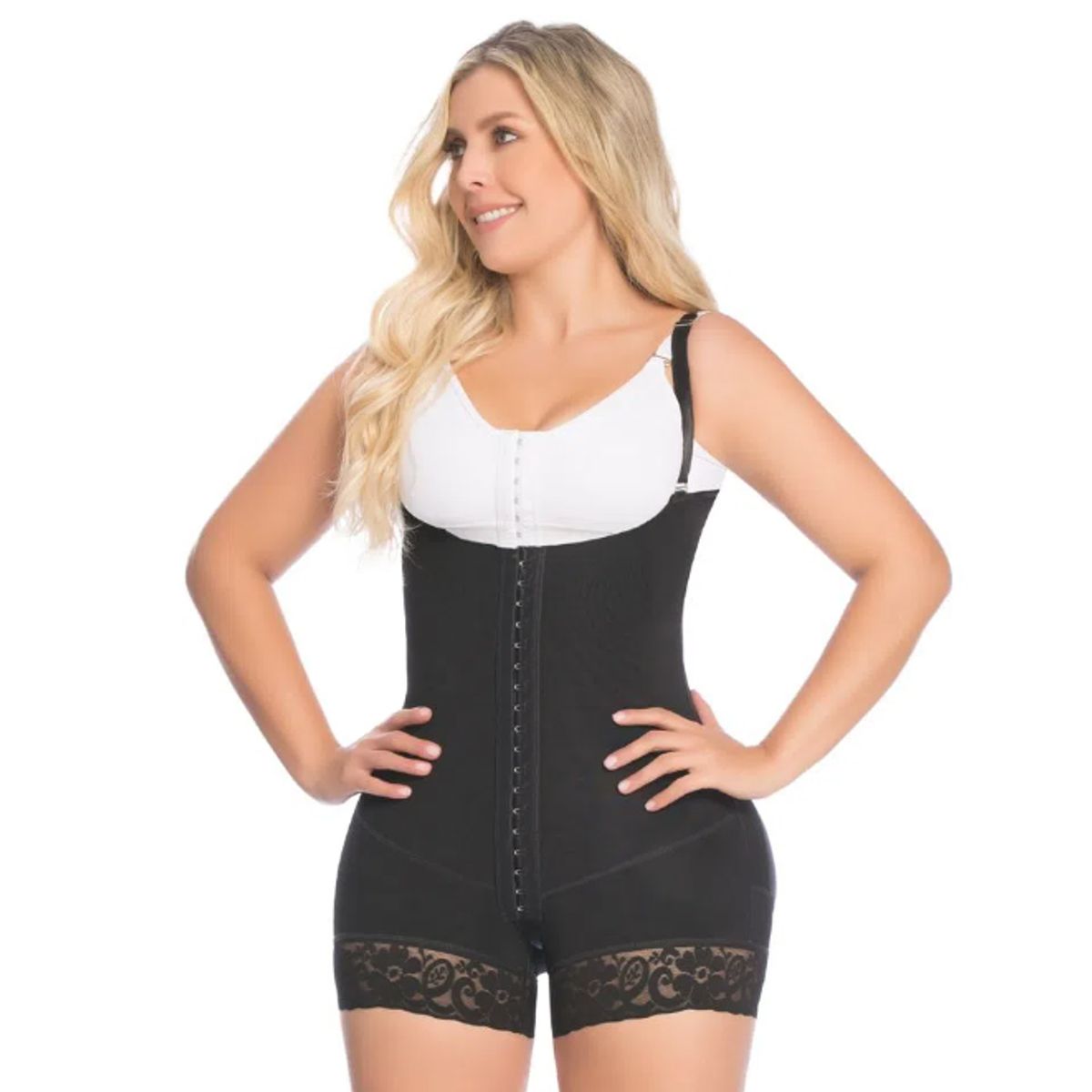 FAJATE - Faja tipo short de alta compresión con broches