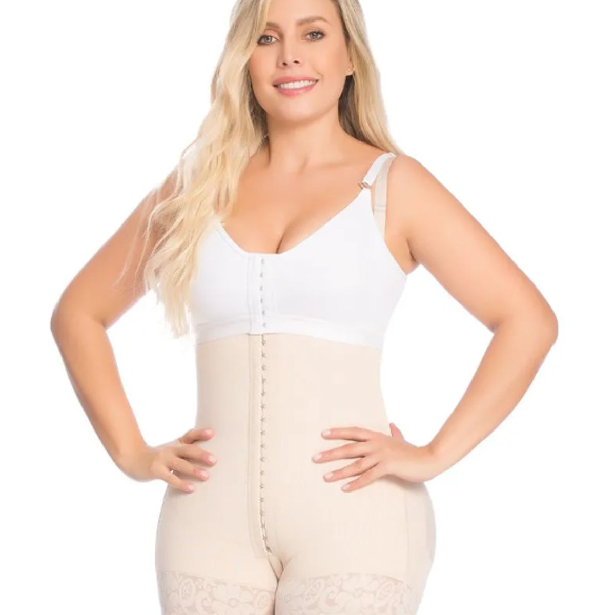 FAJATE - Faja tipo short de alta compresión con broches