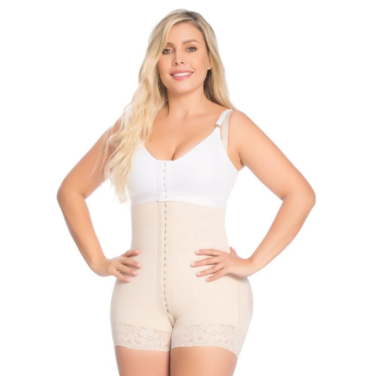 FAJATE - Faja tipo short de alta compresión con broches