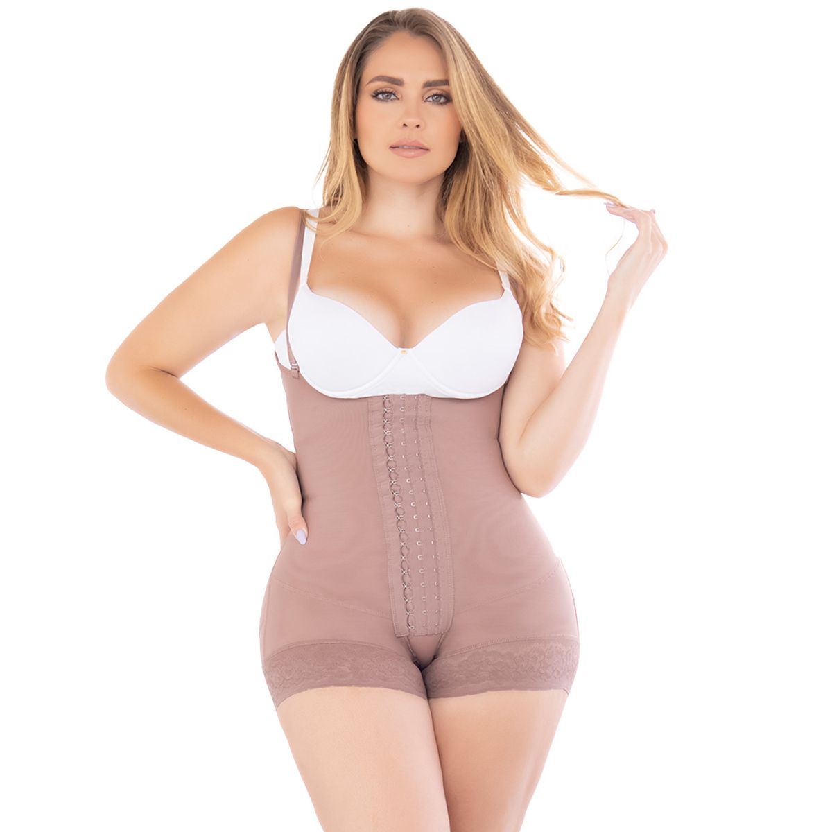 FAJATE - Faja tipo short de alta compresión con broches