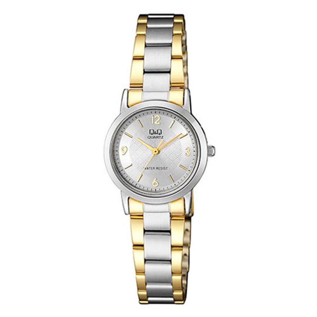 Q&Q - Reloj Para Mujer Qyq Q&q Qa39j404y Bicolor Acero + Estuche