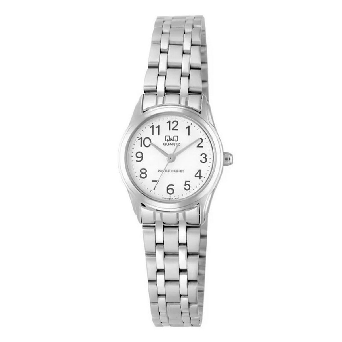 Q&Q - Reloj Para Mujer Qyq Q&q Vn21j204y Plateado Acero + Estuche