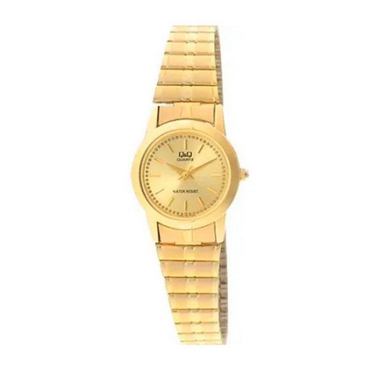Q&Q - Reloj Para Mujer Q&q Qyq Q495j010y Dorado Acero + Estuche