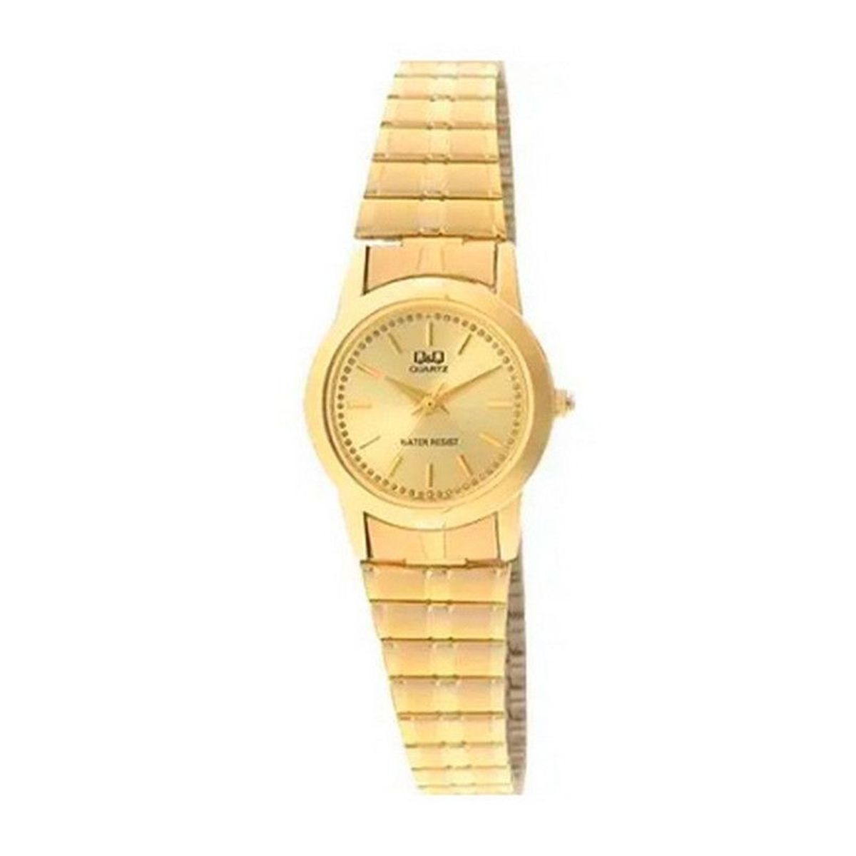 Q&Q - Reloj Para Mujer Q&q Qyq Q495j010y Dorado Acero + Estuche