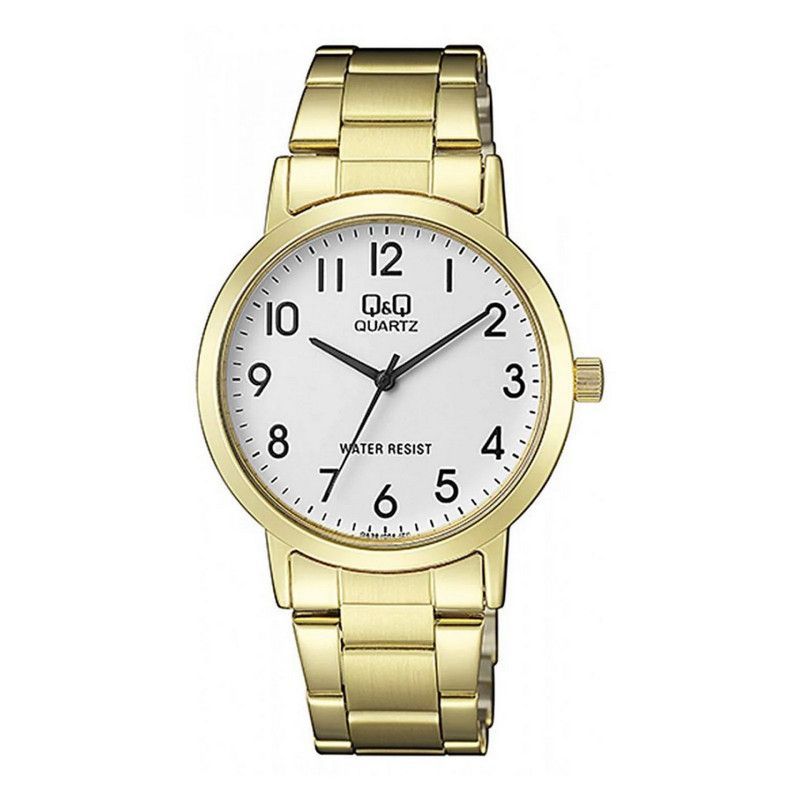 Q&Q - Reloj Para Hombre Q&q Qyq Qa38j004y Dorado Acero + Estuche