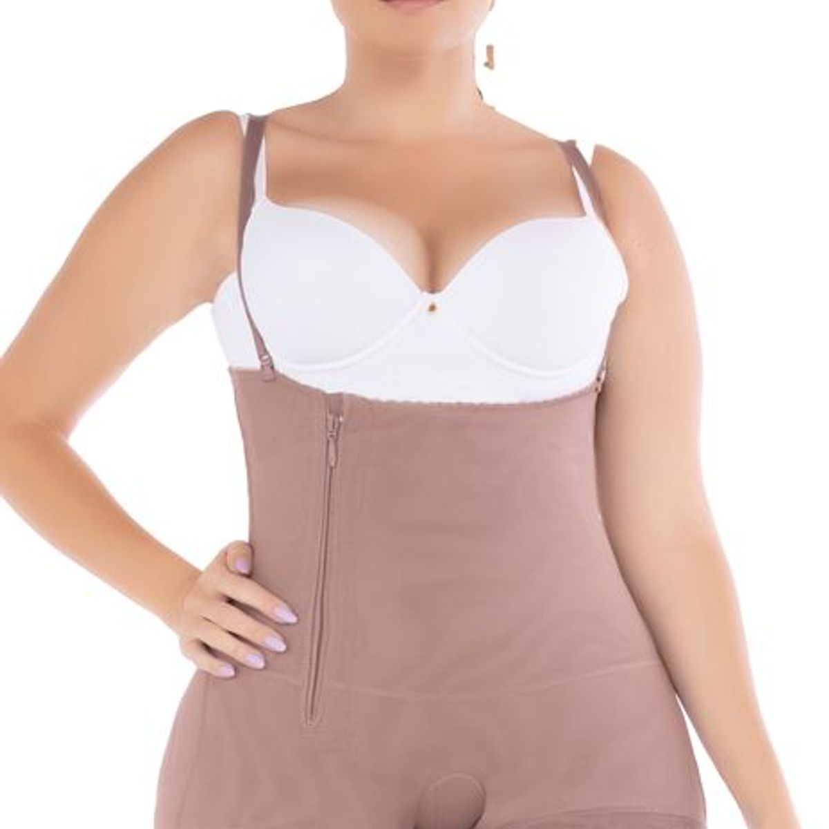 FAJATE - Faja tipo cachetera strapless con cierre lateral