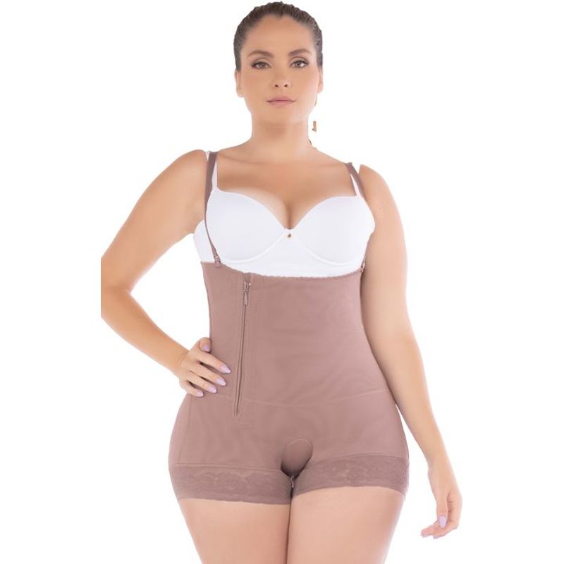 FAJATE - Faja tipo cachetera strapless con cierre lateral
