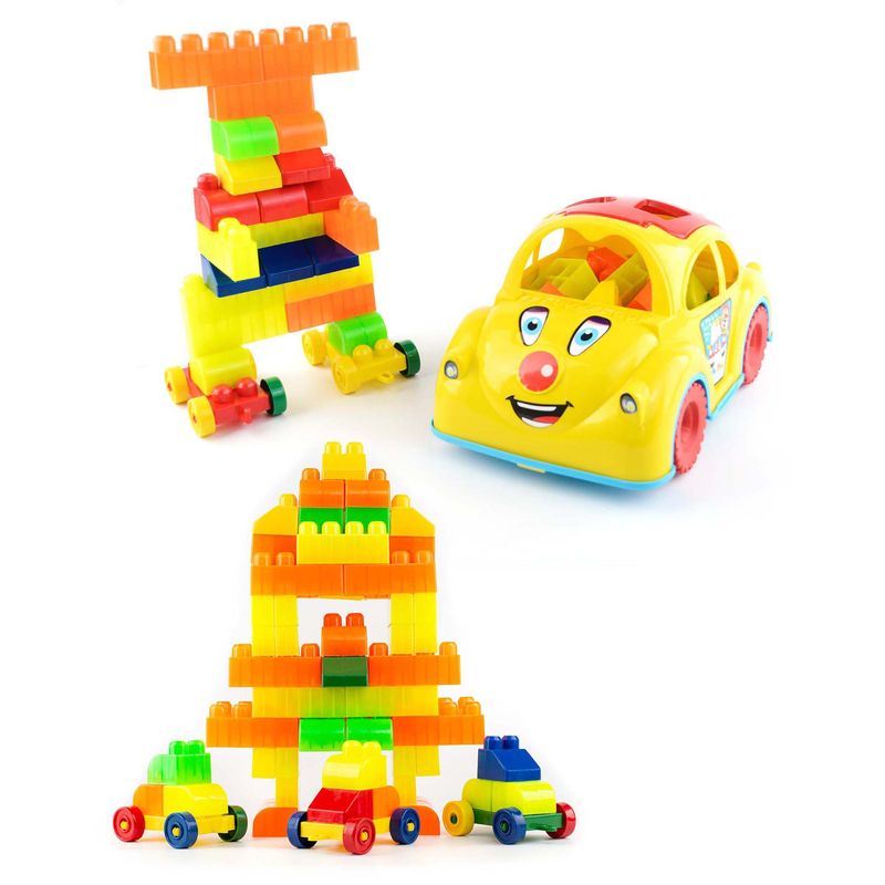 ENERGY PLUS - Aventura Constructora Carrito + 250 Piezas Yumbo Armatodo