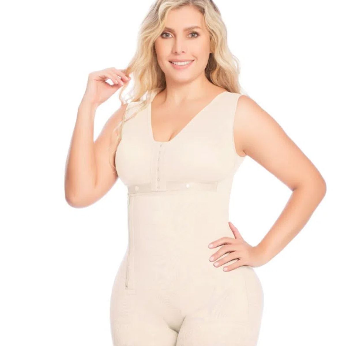 FAJATE - Faja alta compresión con brasier y cierre lateral