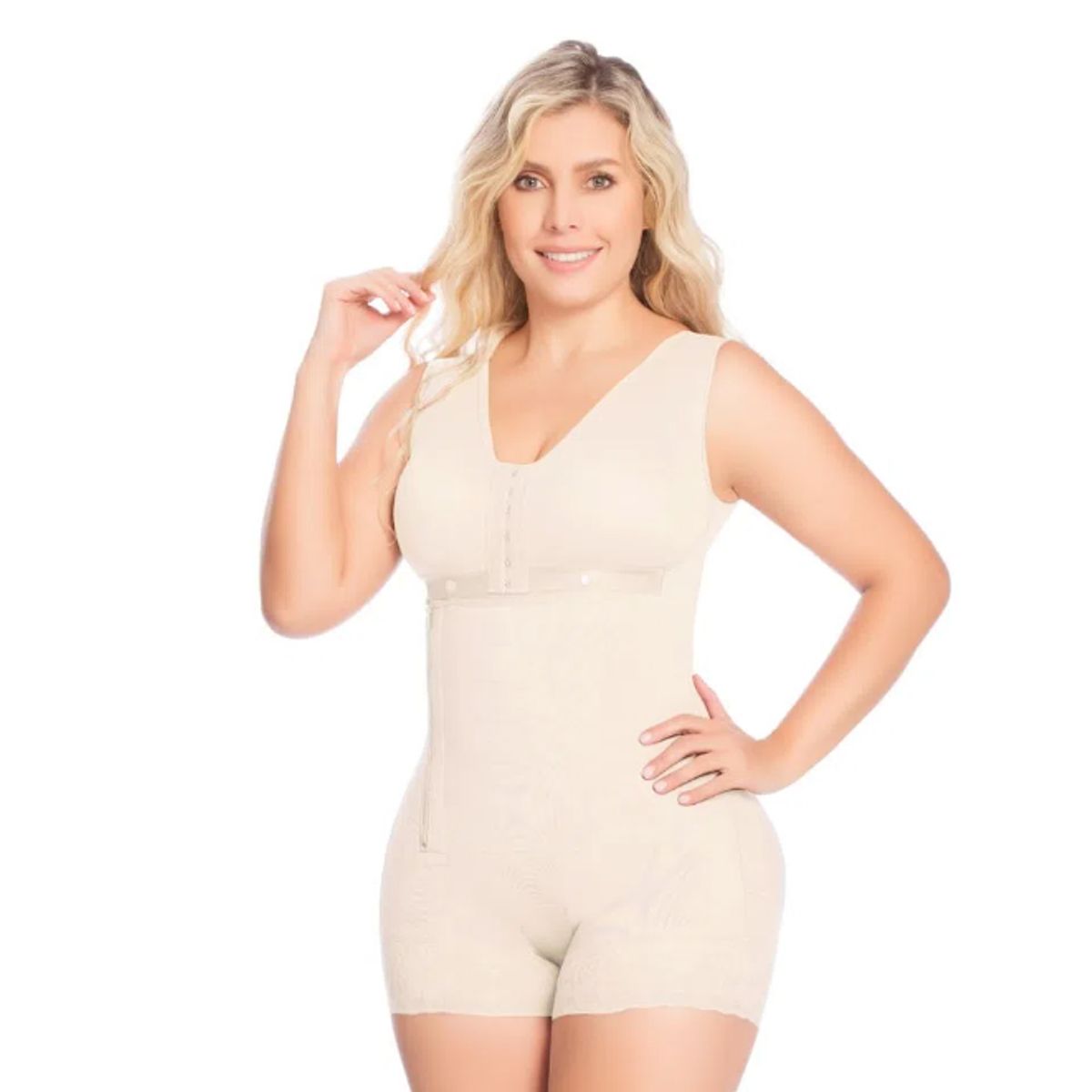 FAJATE - Faja alta compresión con brasier y cierre lateral