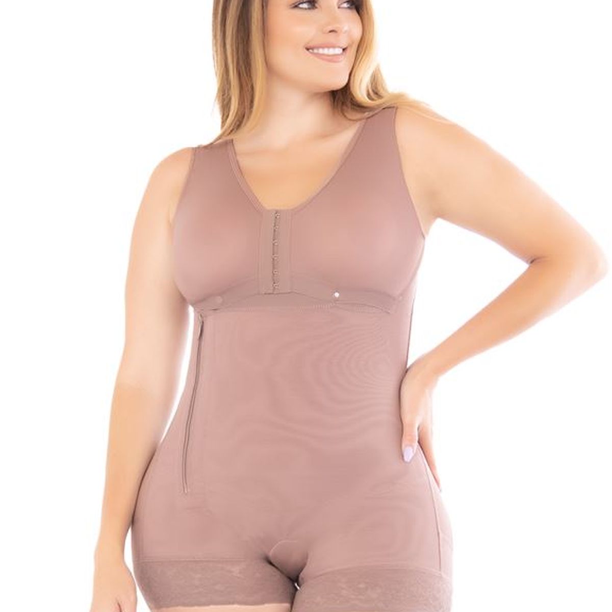 FAJATE - Faja alta compresión con brasier y cierre lateral