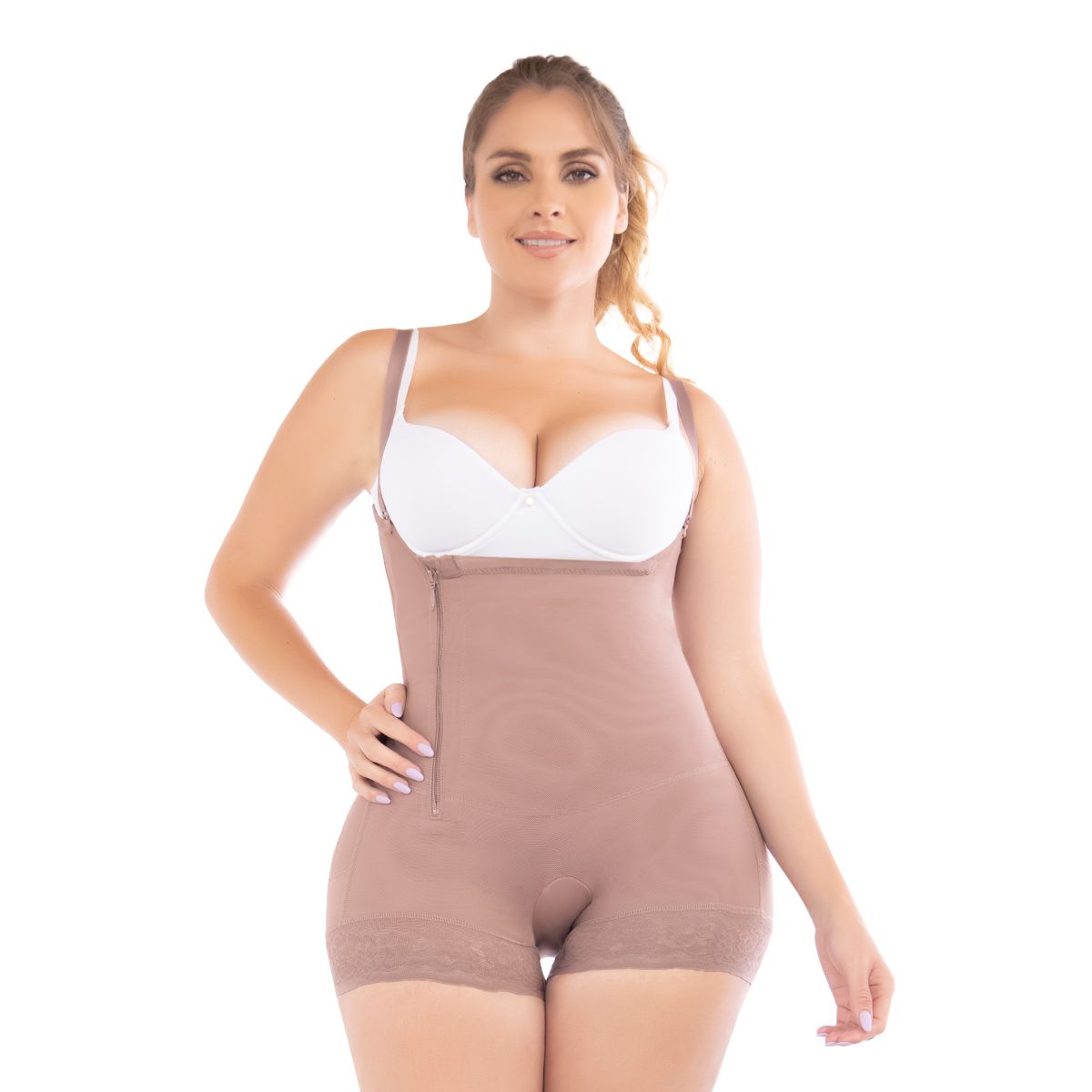 FAJATE - Faja tipo short alta compresión con cierre lateral