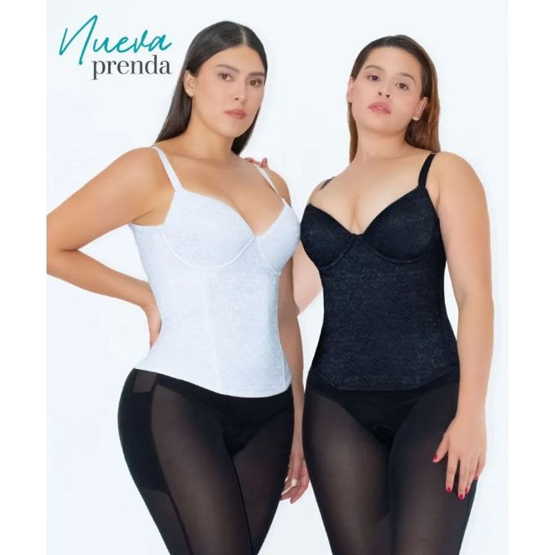 FAJATE - Corset con brasier  tipo faja con control medio