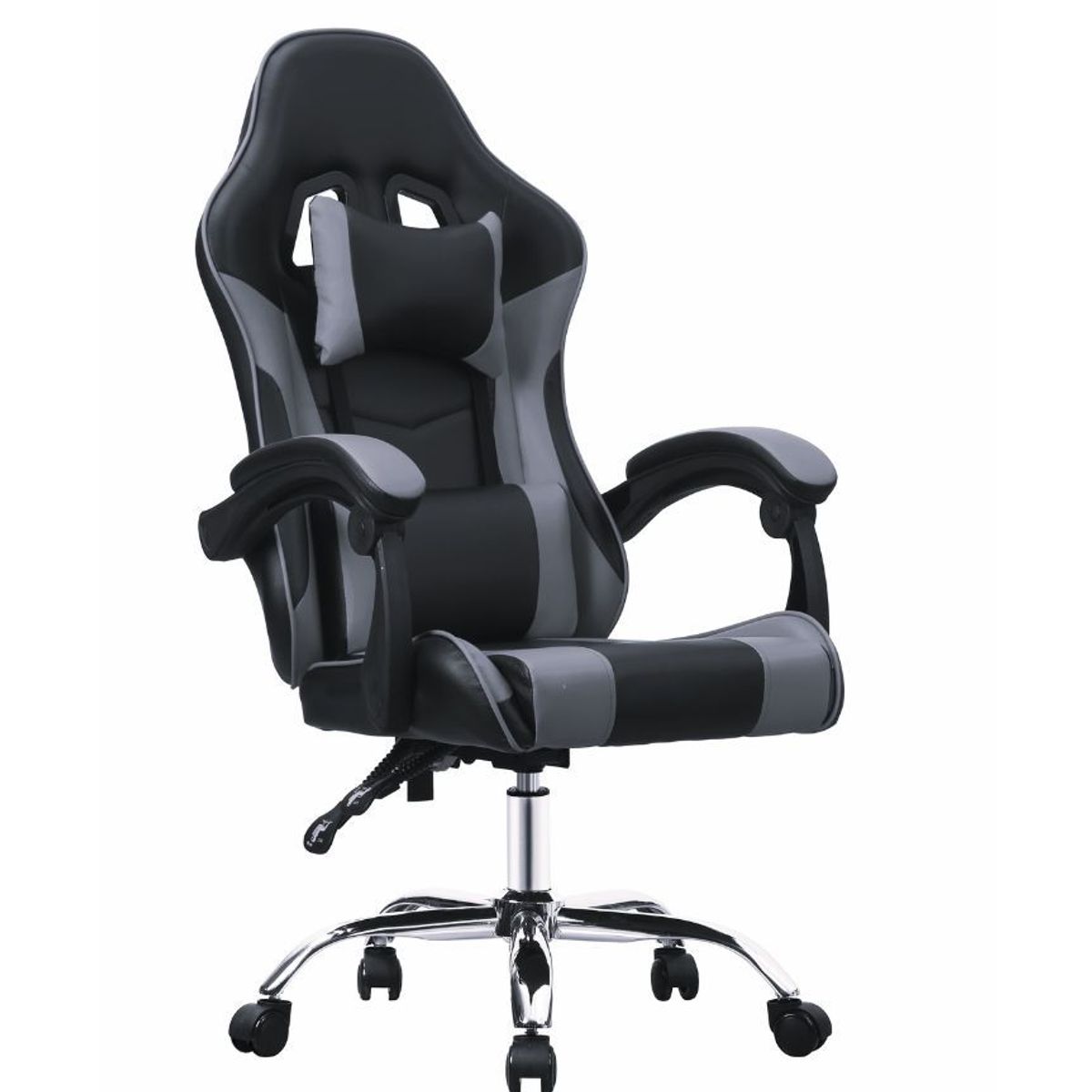 GENERICO - Silla Gamer De Escritorio U Oficina Reclinable Giratoria PVC GC-2223