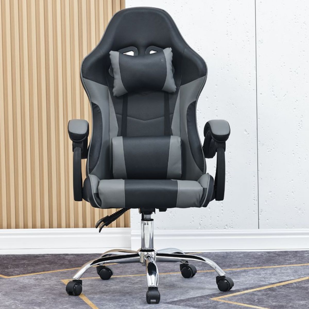 GENERICO - Silla Gamer De Escritorio U Oficina Reclinable Giratoria PVC GC-2223