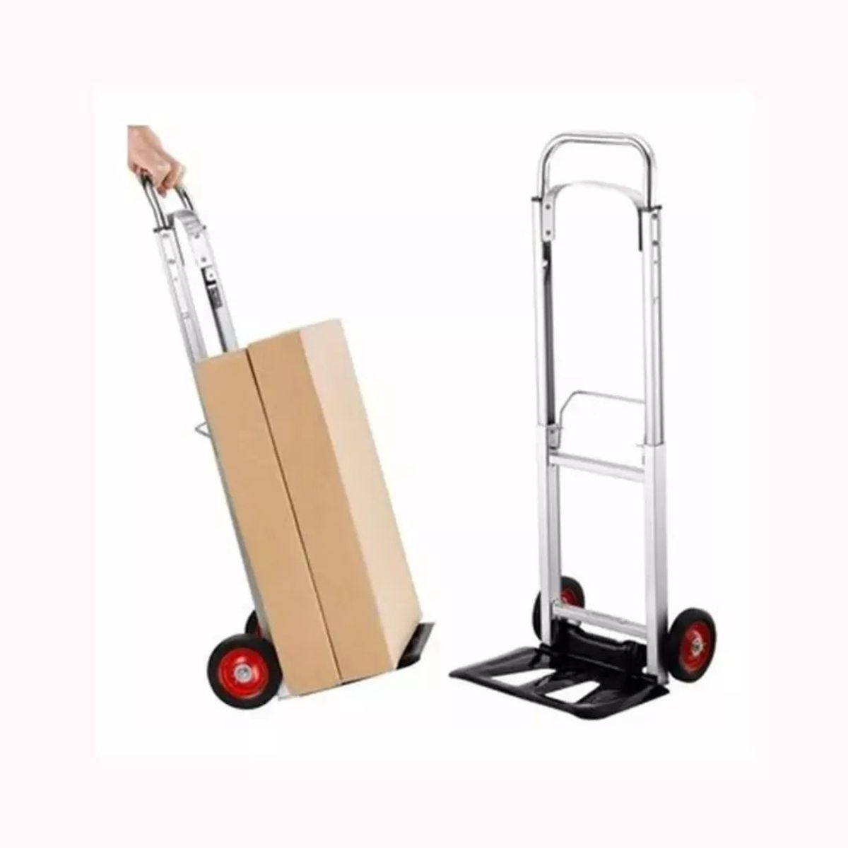 GENERICO - Carretilla de Carga Plegable Aluminio 100kg