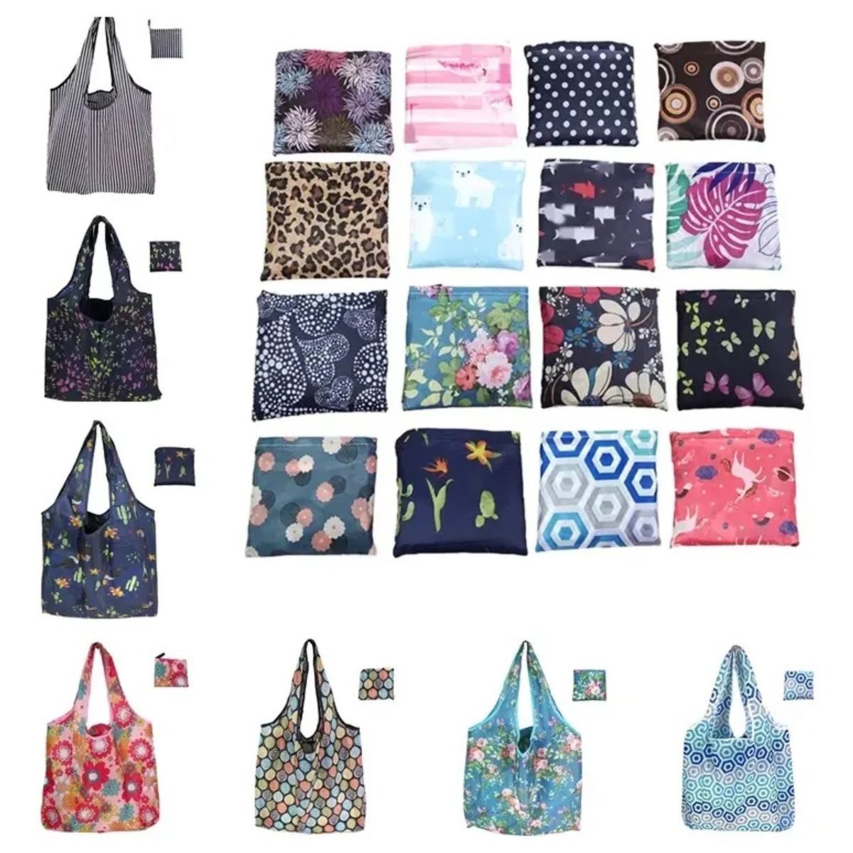 MIELTECH - Bolsa compras x2 mercado Plegable Reutilizable Multiusos