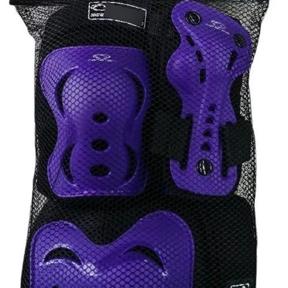 CANARIAM - Proteccion Patinaje Rodillera Coderas Guantes Skate Morado L