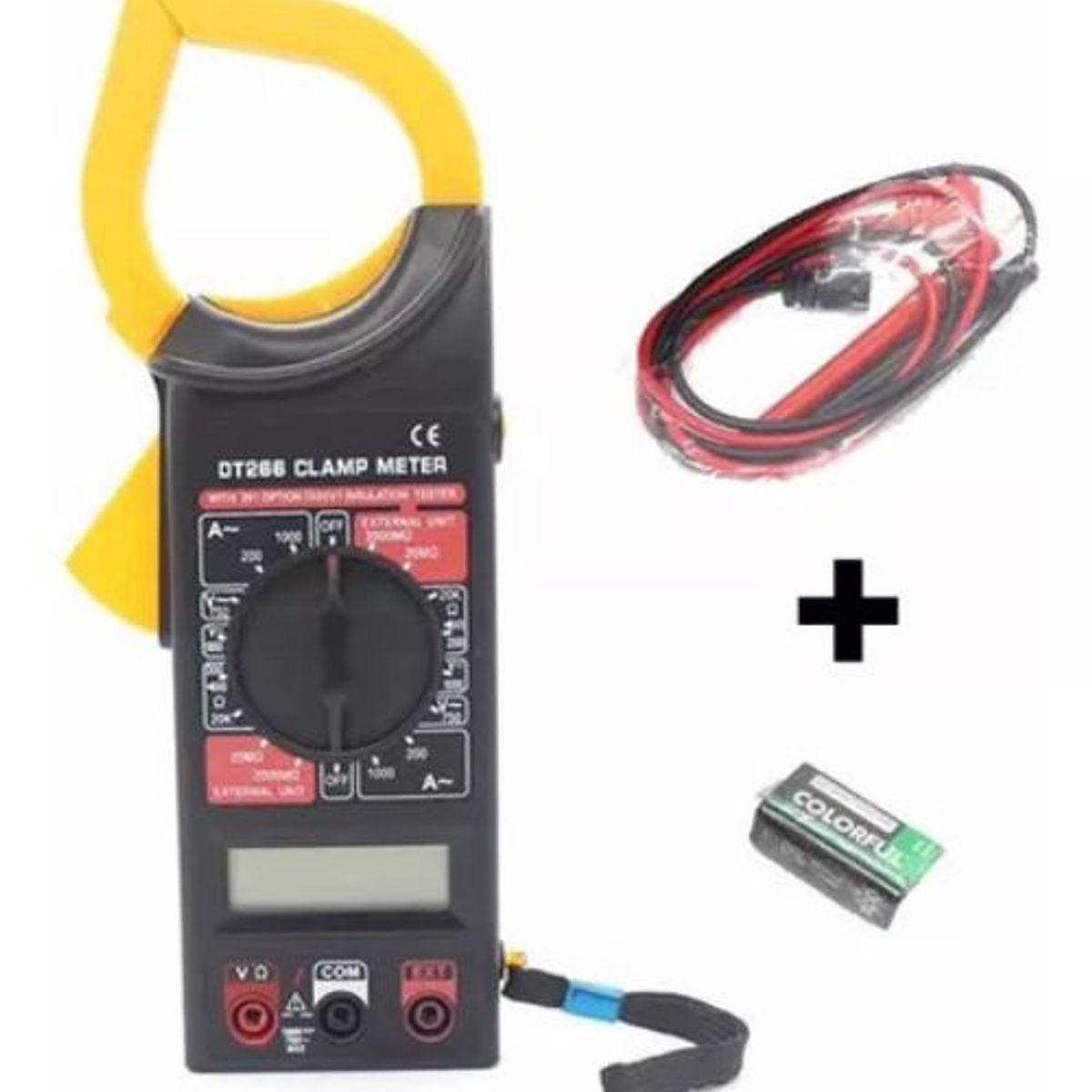 GENERICO - Pinza Voltiamperimetrica Autorango Unit Ut202a+ True Rms