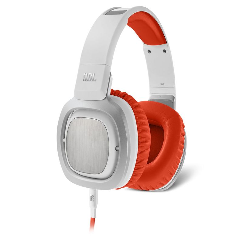 JBL - Audífonos Jbl J88i iPhone Diadema Blanco-naranja Over Ear