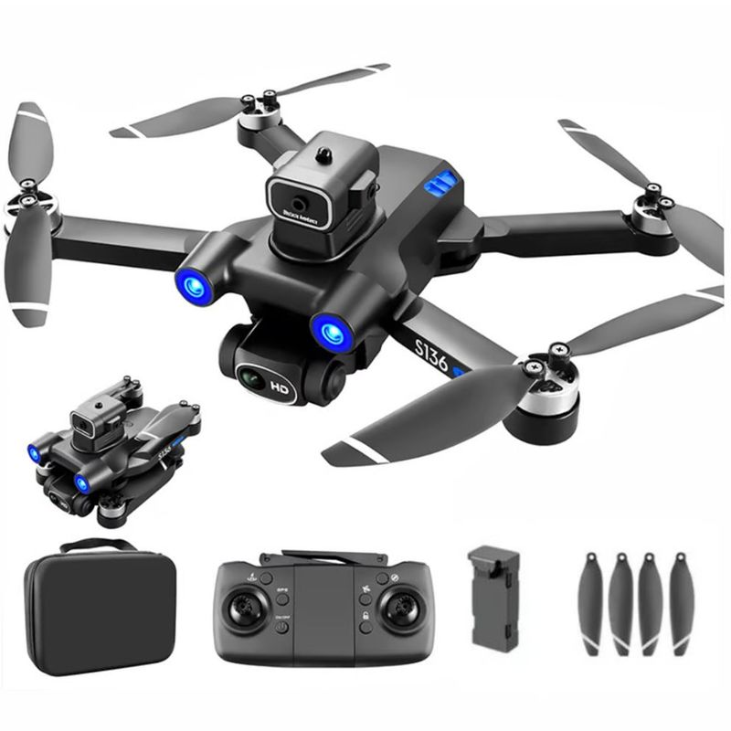ONE PIXEL - Drone Wifi Gps D31 Doble Camara Con Estuche Sensor Obstaculos.