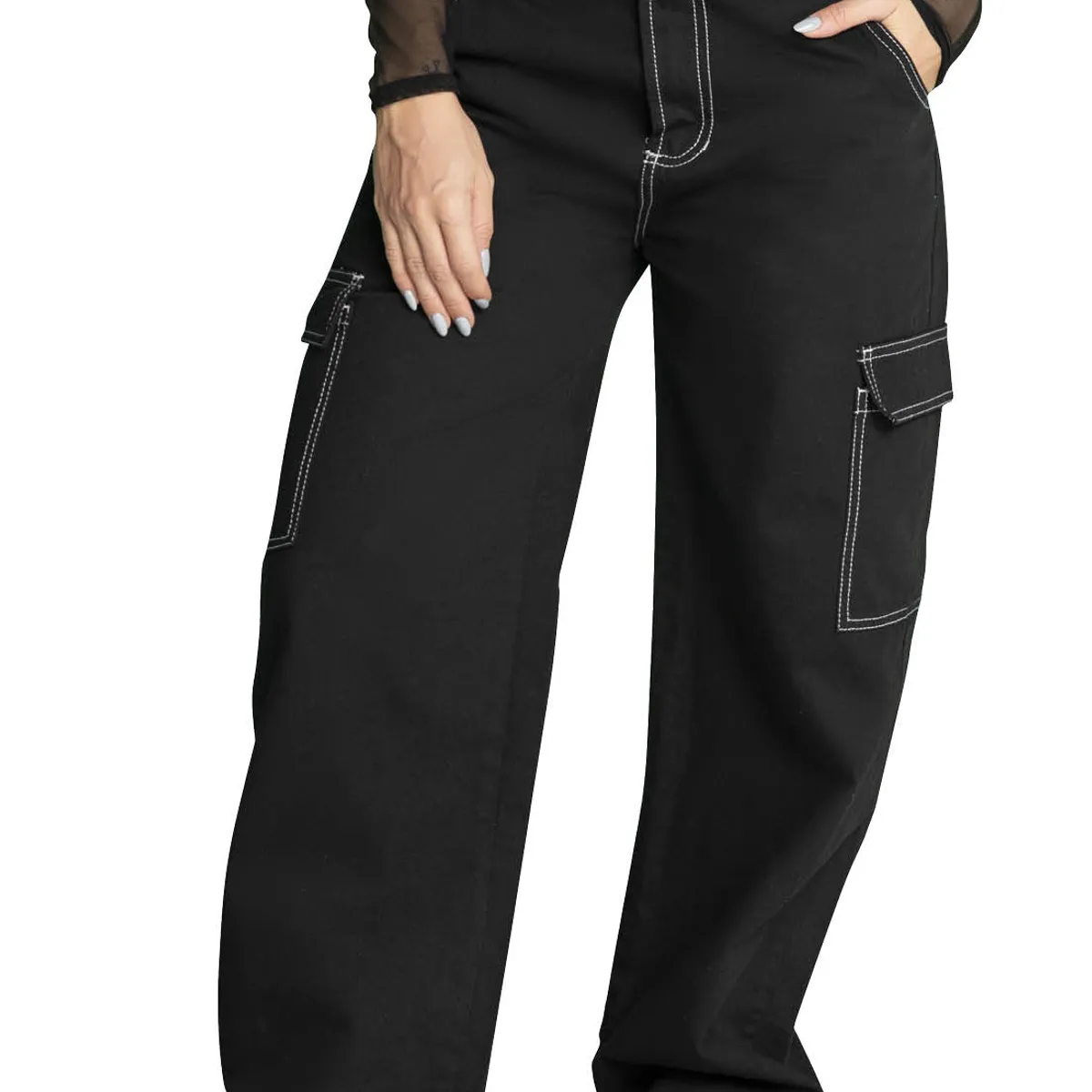 ATYPICAL - Pantalón Mujer Negro Atypical 33440