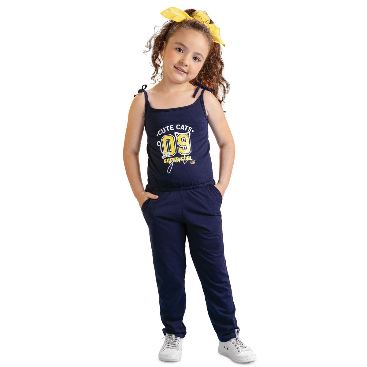MARKETING PERSONAL - Enterizo Largo Infantil Femenino Azul Mp 9977