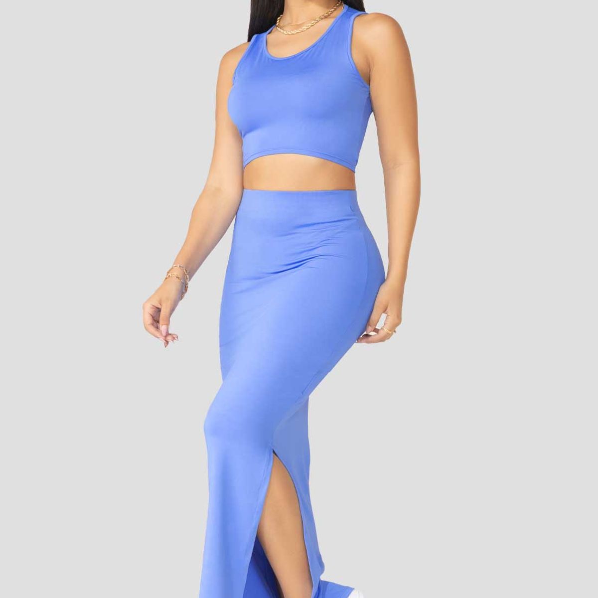 MARKETING PERSONAL - Conjunto Mujer Azul Mp 100225