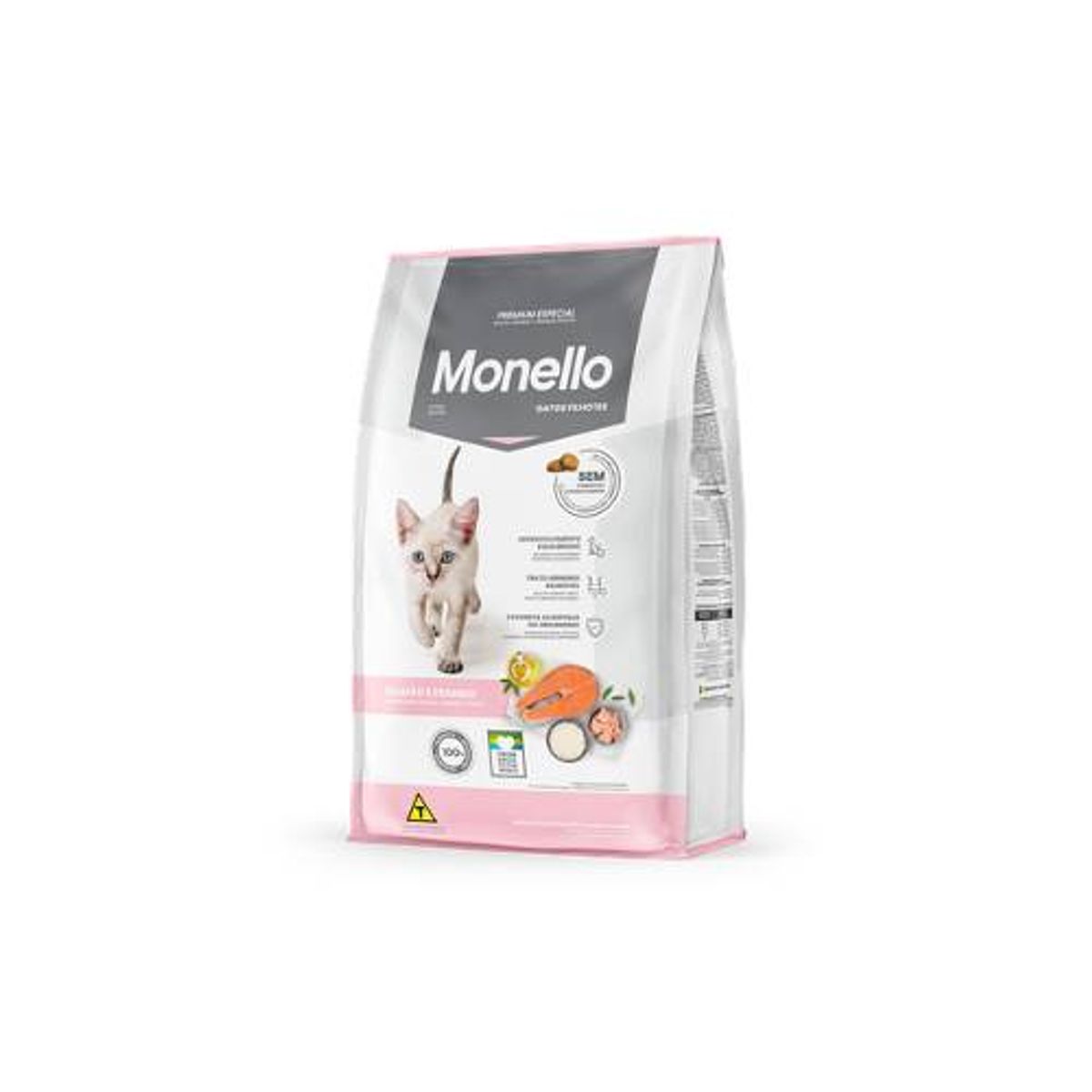 MONELLO - Alimento Monello Gatitos Salmon 1 Kg