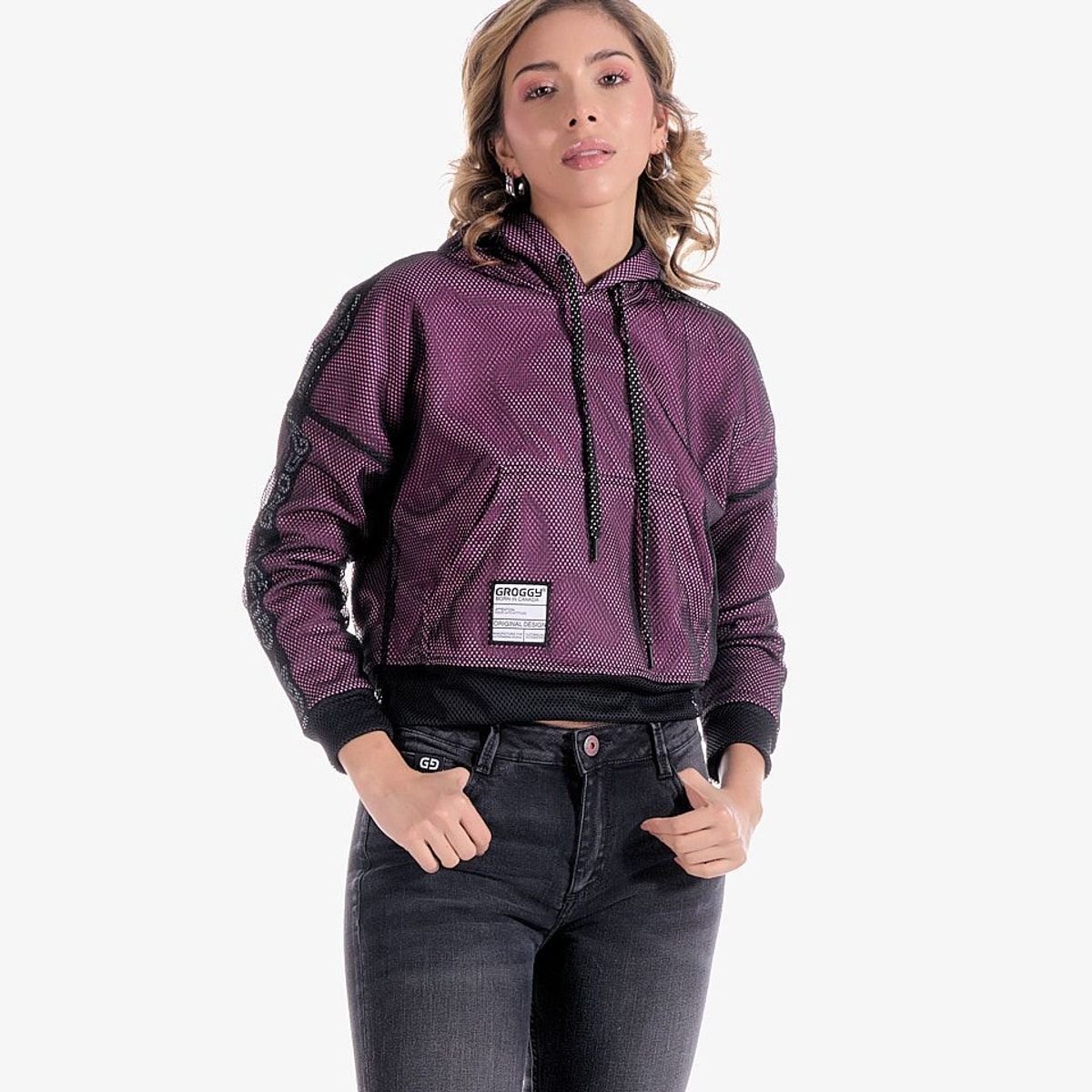 GROGGY - Hoodie con Capota Femenino Groggy