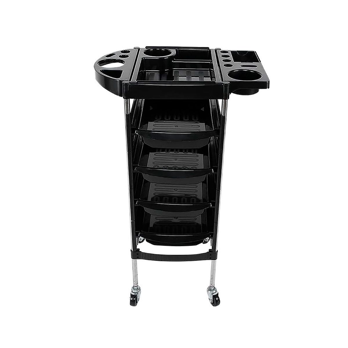 STAY ELIT - Carrito auxiliar organizador multiusos negro para hogar y oficina
