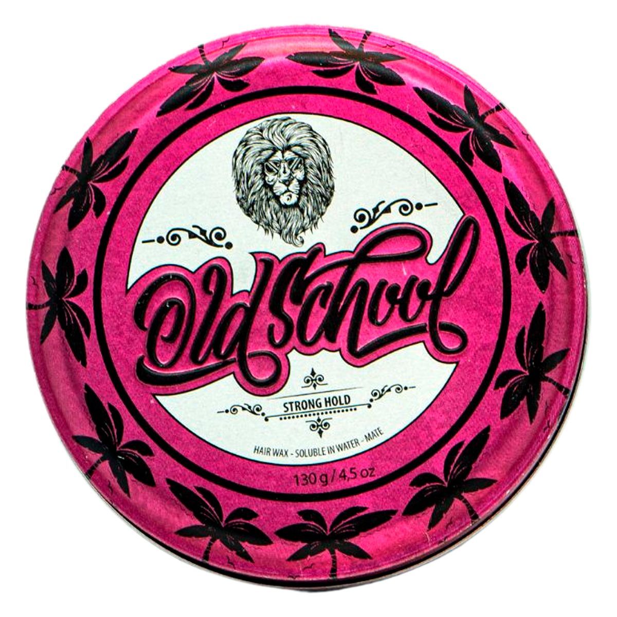 GENERICO - Cera Old School Antiácida Cuídalo Y Moldea Tu Cabello 130g Rosada Mate