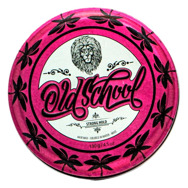 GENERICO - Cera Old School Antiácida Cuídalo Y Moldea Tu Cabello 130g Rosada Mate