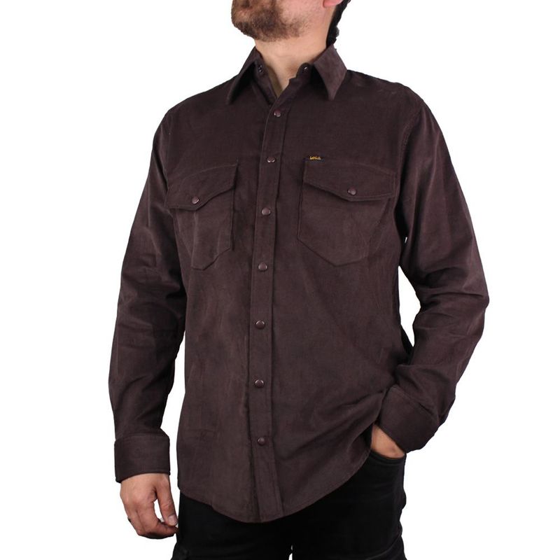 LEC LEE - Camisa En Pana Hombre Lec Lee Cafe-