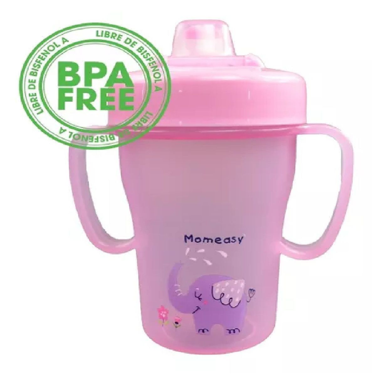 MUNDO BEBE - vaso para bebe boquilla dura entrenador niña