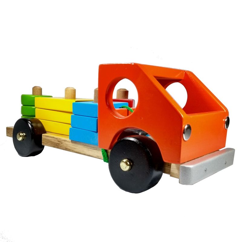 MAFEGO - CAMIÓN DE FIGURAS GEOMÉTRICAS GRANDE MULTICOLOR