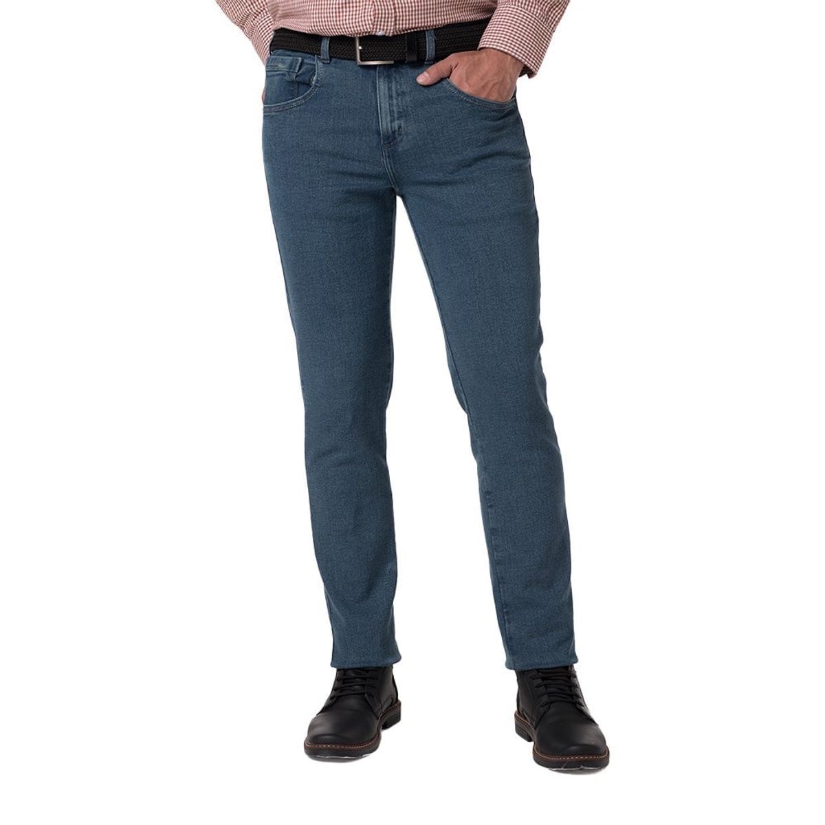 LEC LEE - JEAN STAID HIP PARA HOMBRE LEC LEE - ?NDIGO MEDIO.-