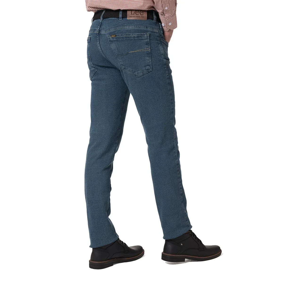 LEC LEE - JEAN STAID HIP PARA HOMBRE LEC LEE - ?NDIGO MEDIO.-