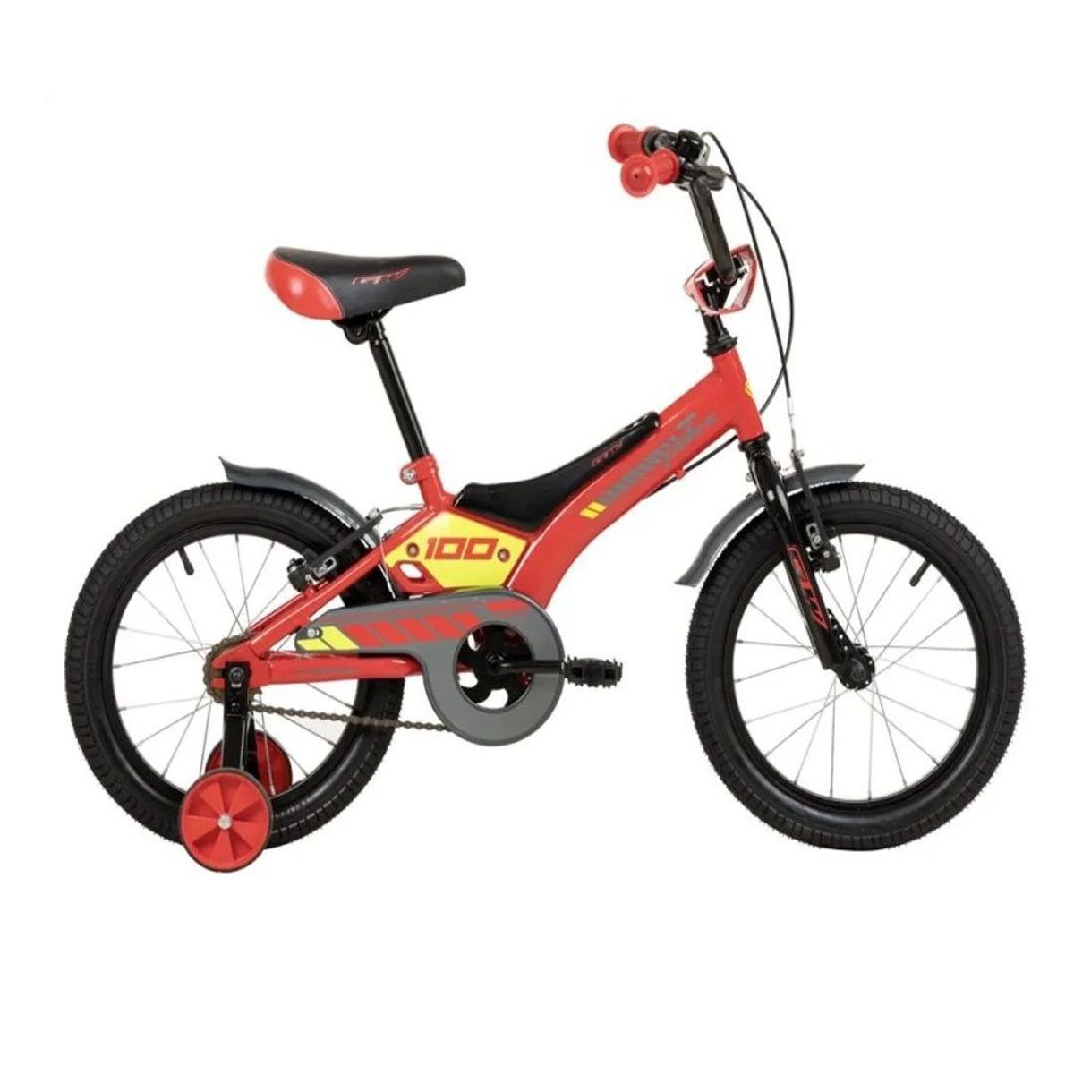 GW - Bicicleta Infantil GW Rin 16 Pulgadas Roja