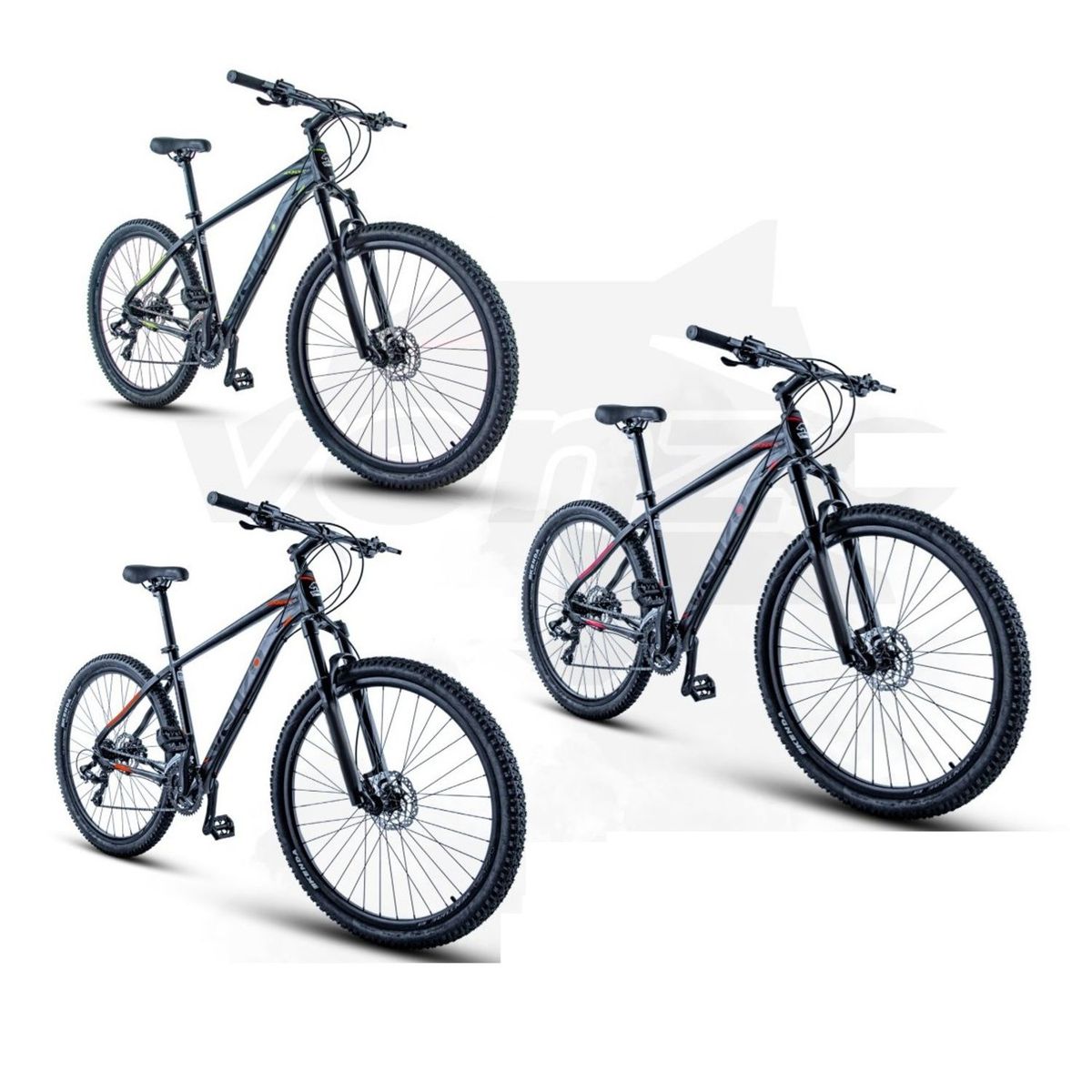 VENZO - Bicicleta de Montaña Venzo Thorn Rin 29 Grupo de 7 Mecanica-