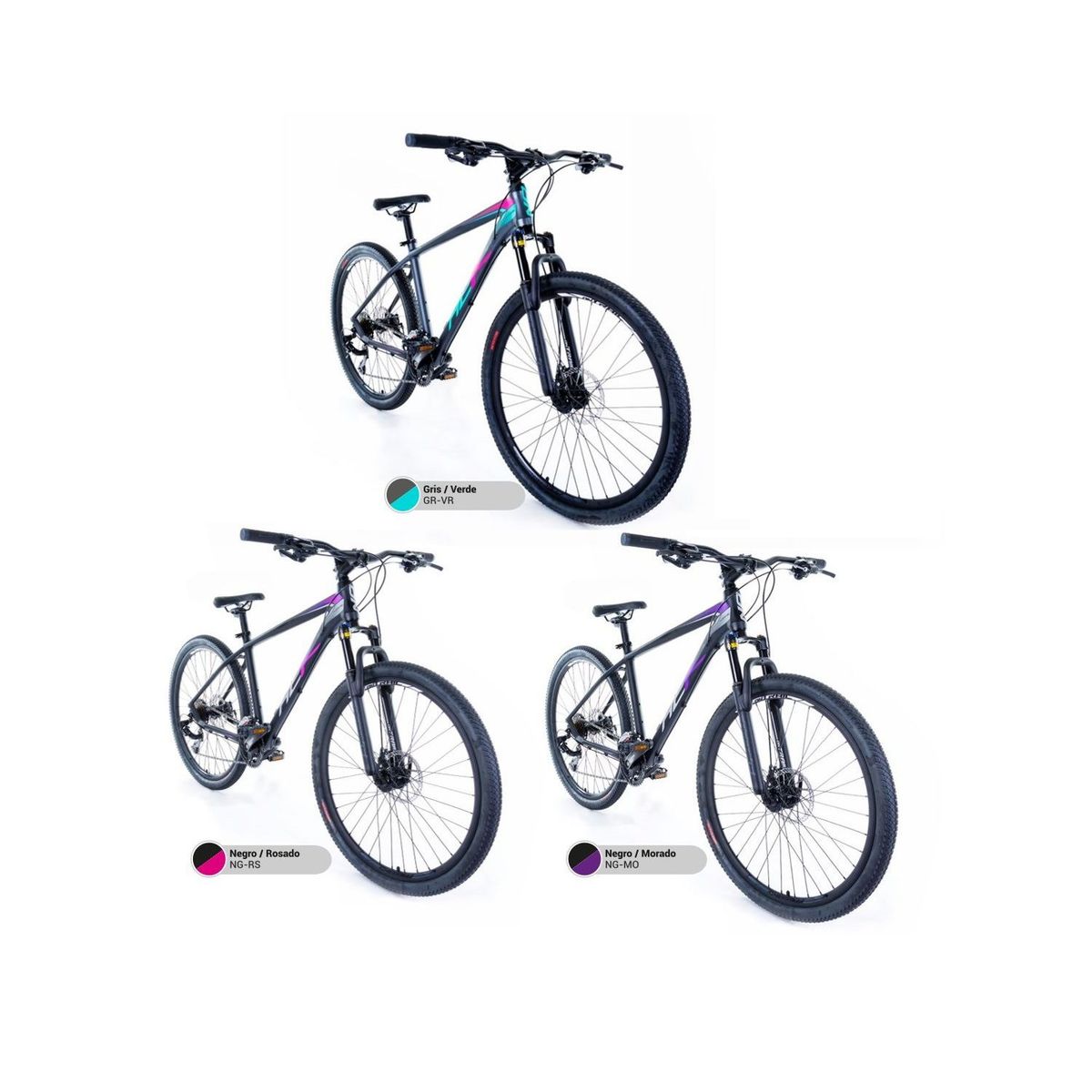 ONTRAIL - Bicicleta Montaña Ontrail Her Rin 27.5 Grupo de 7 Mecanica