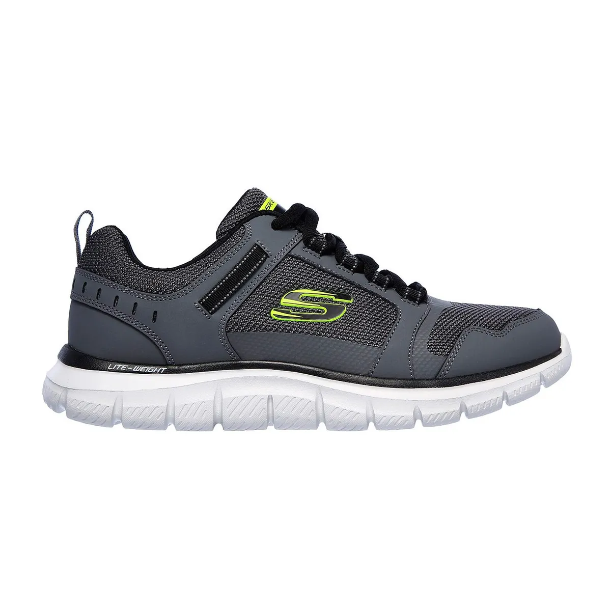 SKECHERS - TENIS SKECHERS GRIS PARA HOMBRE SK TRACK KNOCKHILL CHARCOAL 232001CCBK