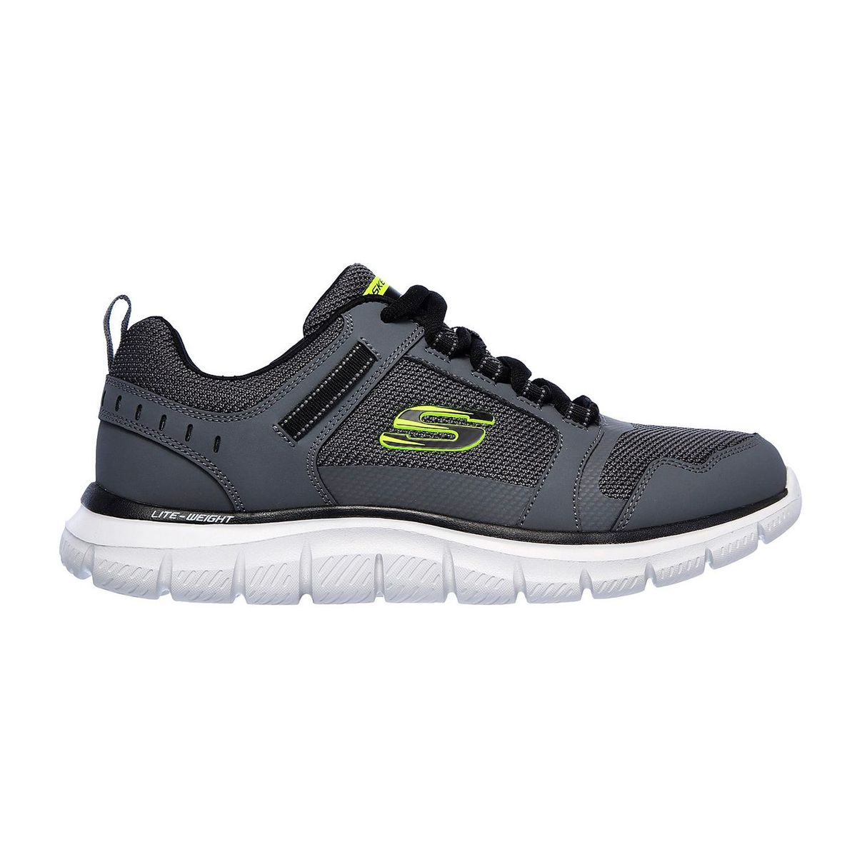 SKECHERS - TENIS SKECHERS GRIS PARA HOMBRE SK TRACK KNOCKHILL CHARCOAL 232001CCBK