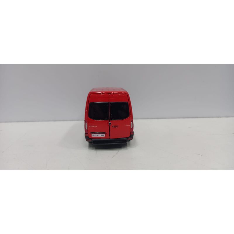 GENERICO - CAMIONETA MERCEDES BENZ SPRINTER ROJA A ESCALA 148