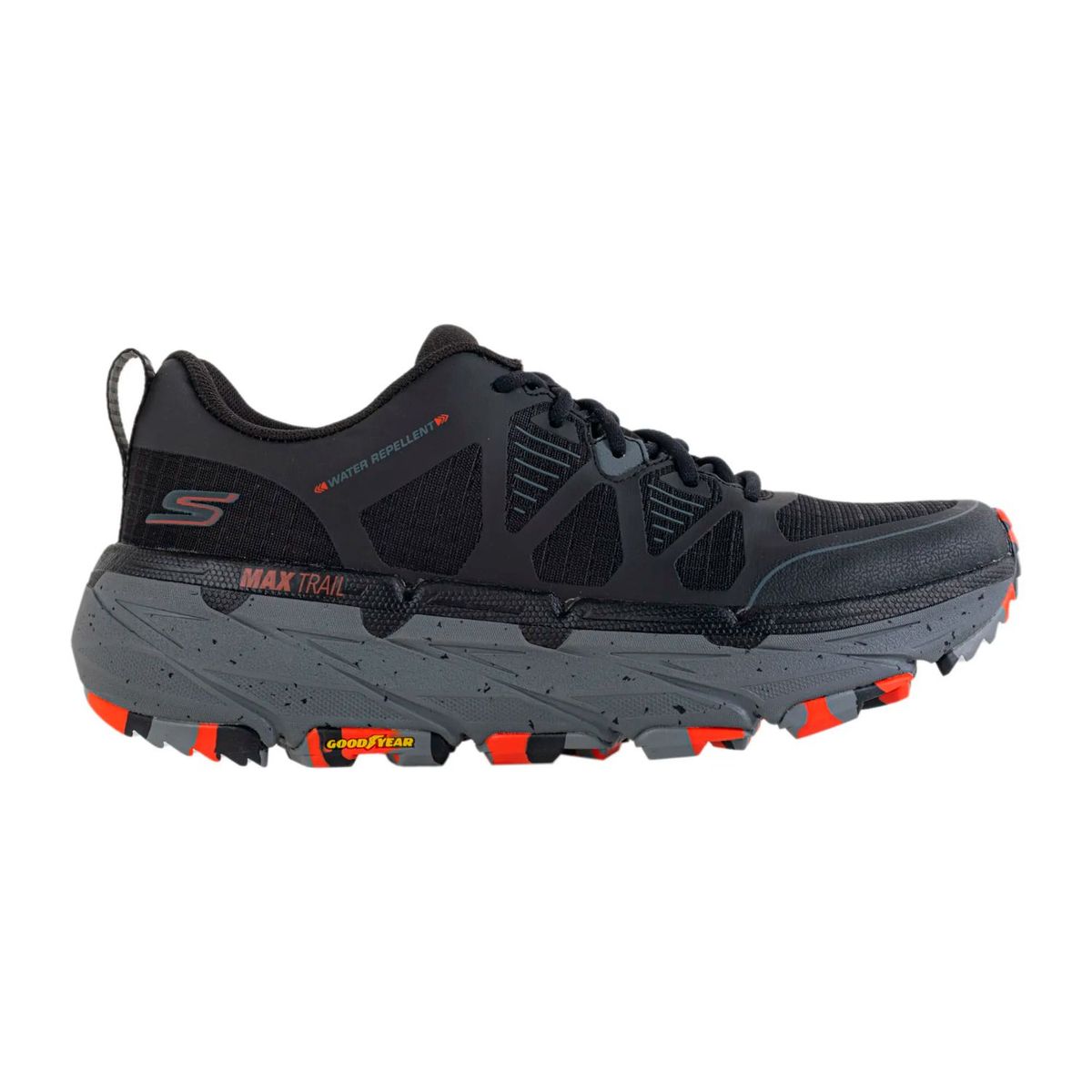 SKECHERS - TENIS SKECHERS NEGRO PARA HOMBRE SK MAX CUSHIONING PREMIER TRAIL LUNAR ROCK BLACK