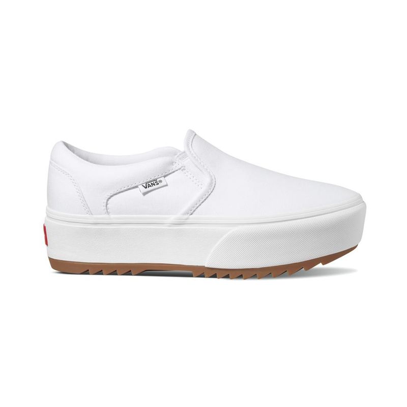 VANS - Tenis Vans Asher Platform St Mujer-Blanco